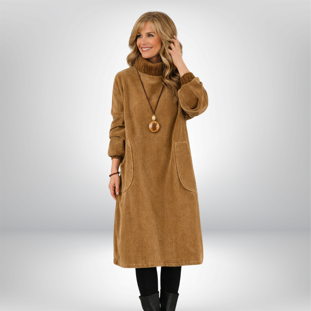 Jennie | Pohodlné midi šaty s rolákem