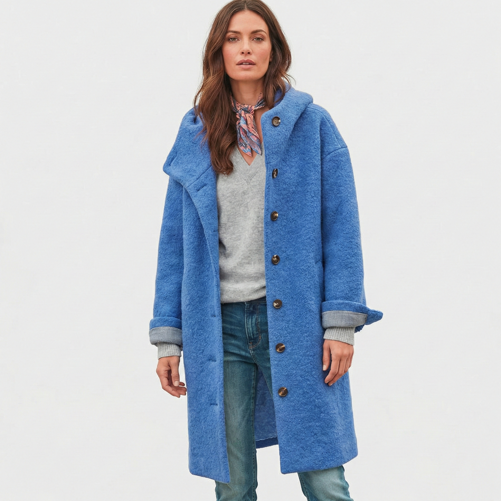 Olivia - Elegantní vlněný kabát